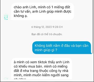 Khách nhờ tư vấn sang nhượng đất